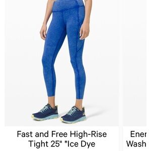 Lululemon Athletica fast and free high